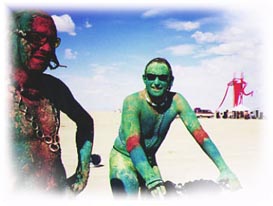 roll in mud, paint yourself up...